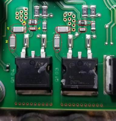 Good Board with numbered components