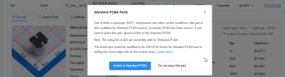 jlc limits for economy service