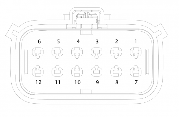 Logic Connector X042, Master charger, and X043, Slave charger. Molex 19418-0026, female connector to mate with X042 Logic Connector on Tesla GEN1 OBC.